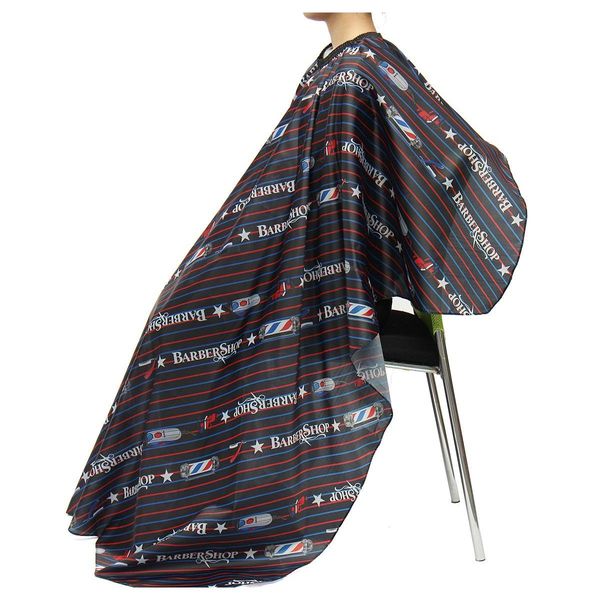 

2 styles pro salon stripe hairdressing cape barber hairdresser haircutting wrap waterproof cover gown apron h qylfoo bdehair