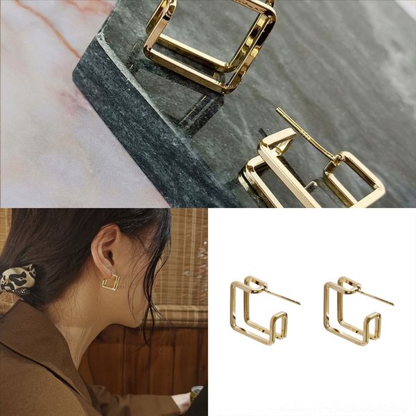 

wbqz cute style ear women lover heart fashion jewelry jewelry earring earrings stainless steel hip hop earrings extravagant, Golden
