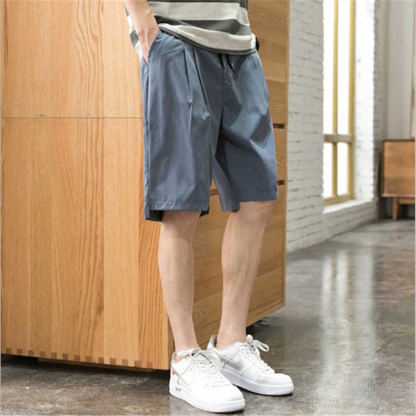 

2020 summer five-point casual plus size trendy fat loose men's shorts, White;black