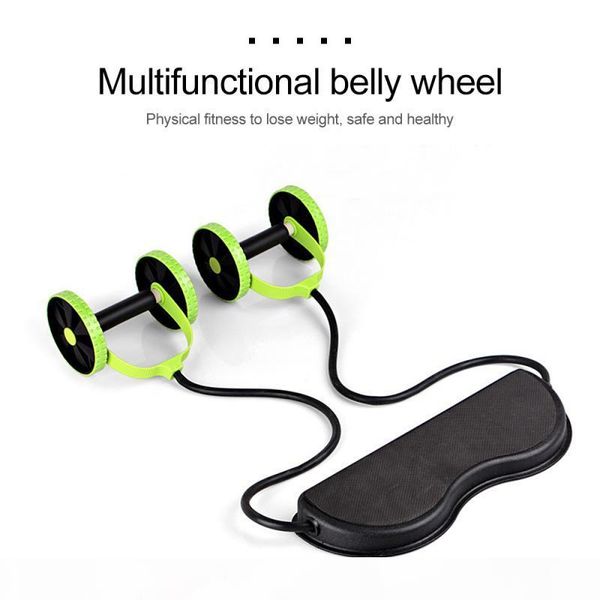 

qualitymulti-function ab roller wheel abdominal muscle trainer elastic rally fitness wheel stretch elastic fitness equipment