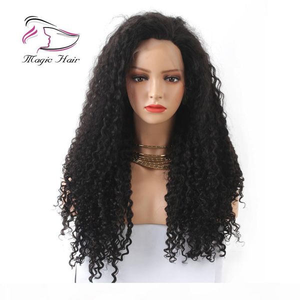 

tight curly 180% density lace front wigs for women natural color brazilian indian peruvian malaysian virgin hair pre plucked hairline, Black;brown