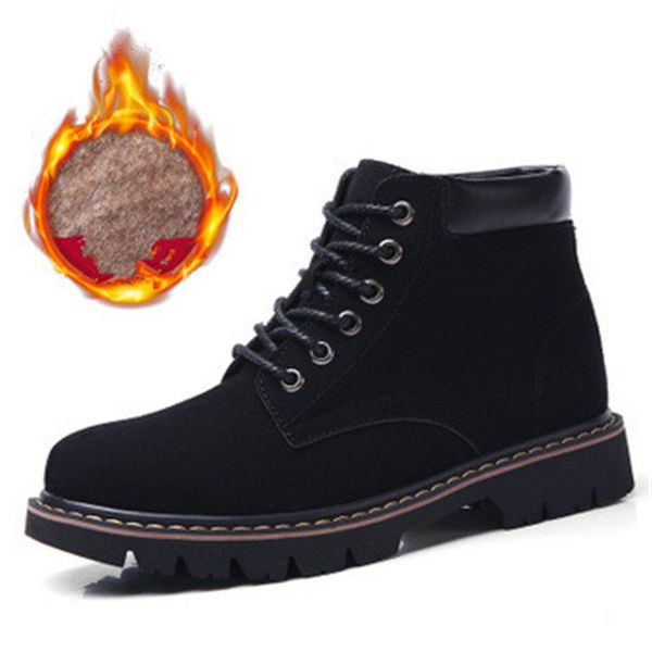 

2021 new classic female superior quality winter snow autumn women's round toe boots r1g3, Black