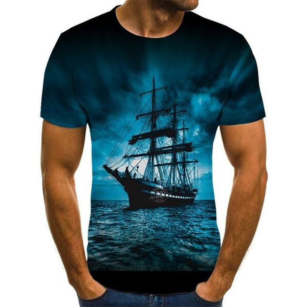 

summer brand 3d anime cool beige white wolf head custom 3d print shirts oversized hippie graphic men clothing