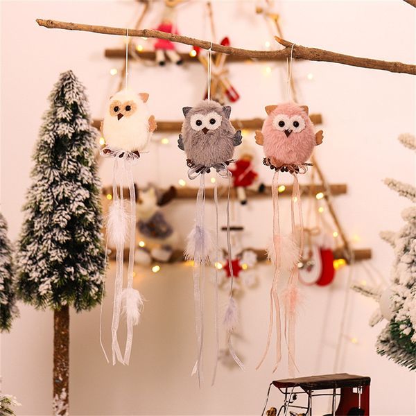 

doll owl creative christmas tree cute plush ball pendant sep 16th