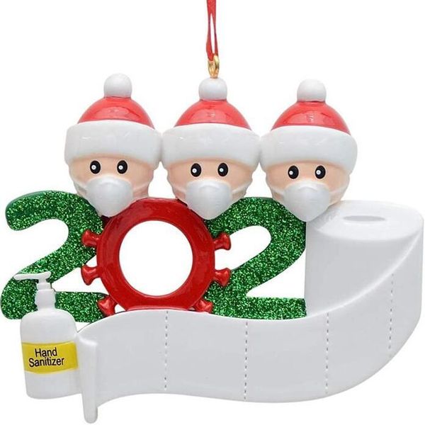 

tree ornament 2020 hanging ornaments santa claus family christmas pendant decoration home xmas party decorations dha1135