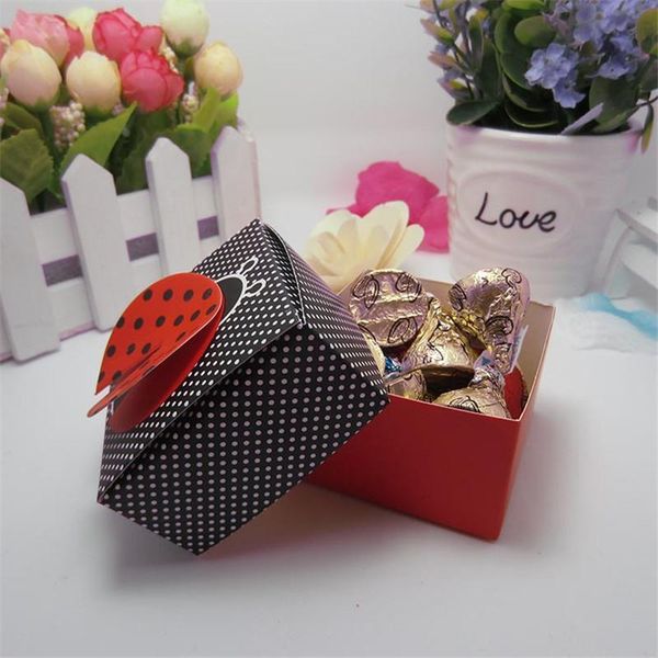 

20шт 3d крыла ladybug подарочные коробки свадьбы пользу коробка конфет драже коробка шоколада упаковка бумажная коробка для birthday party e