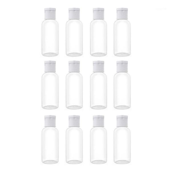 

storage bottles & jars 12pcs 30/50/100ml portable travel bottle plastic shampoo lotion transparent cosmetic sample container1