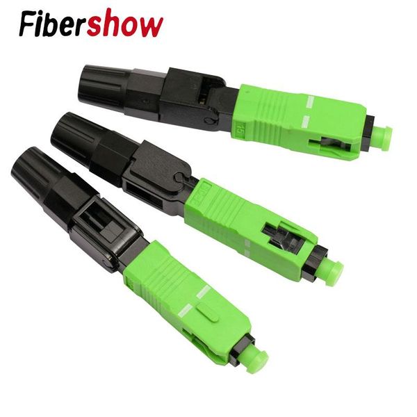 

ftth sc apc single-mode fiber optic sc apc quick connector fiber optic fast connector