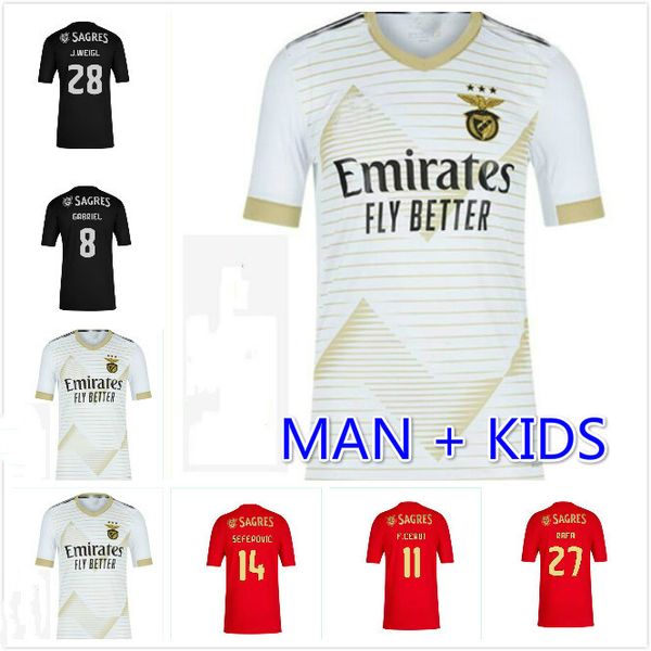 

new 2020 2021 pizzi soccer jerseys 20 21 waldschmidt seferovic todibo vertonghen rafa a.almeida men kids football shirt, Black;yellow