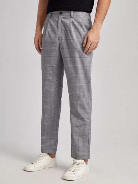 

men plaid pants w2o0#, Black