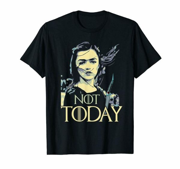 

not today arya stark syrio forel all must die game black summer new arrvial summer fashion funny sport hooded sweatshirt hoodie men t shirt