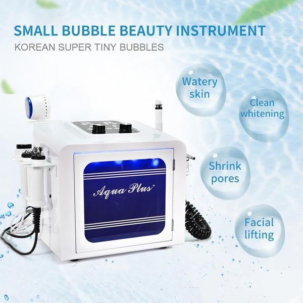 

professional 6 in 1 aqua plus oxygen therapy facial skin care cleaning blackhead removal wrinkle removal beauty equipment from china, Black;white