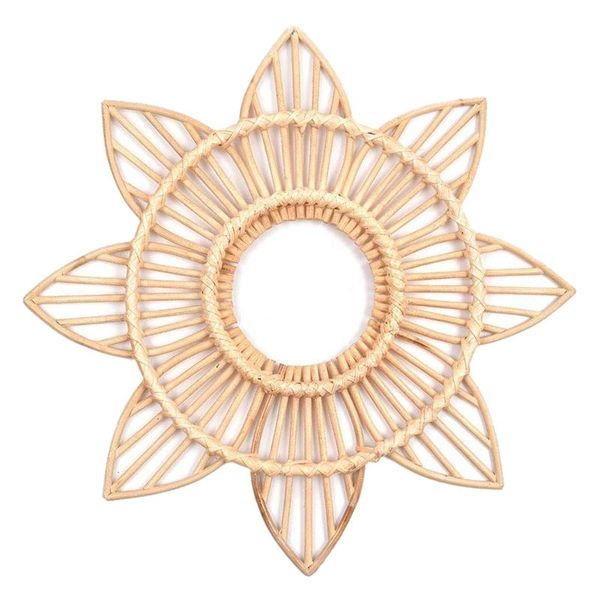 

flower rattan frame mirror decor p wall frames wood art deco frame, vintage craft picture frame hanging wall mirror frame, n