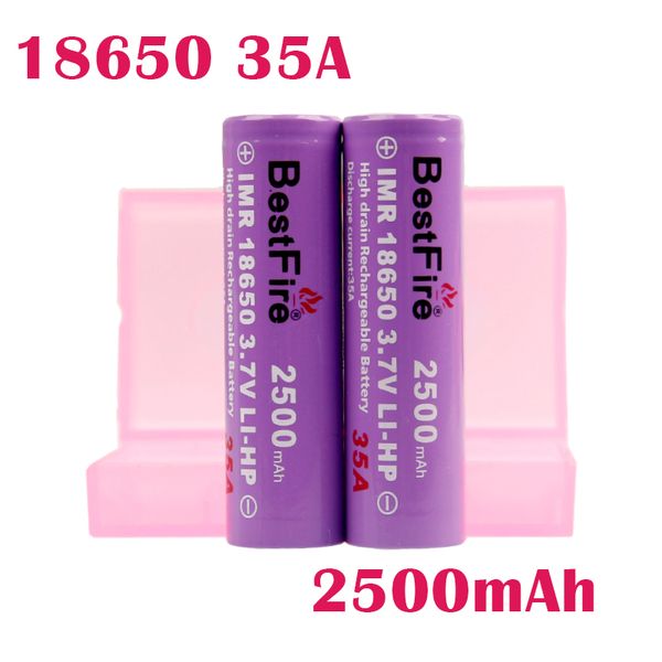 

original ire bmr 3500mah 40a 18650 battery purple color rechargeable lithium vape battery max discharge 40a vape mod battery