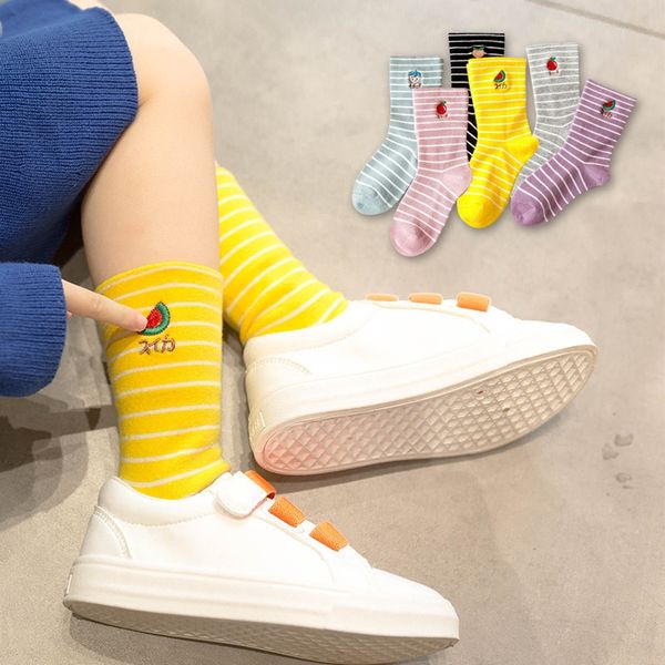 

pure cotton spring boys girls sockschildren's shoes baby socks autumn baby socks autumn winter girls medium and large children's c, Black