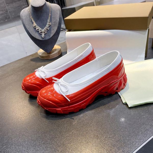 

new style thick soled flat shoes comfortable bow tie flat heels women's single shoes leather comfortable shoes, Black