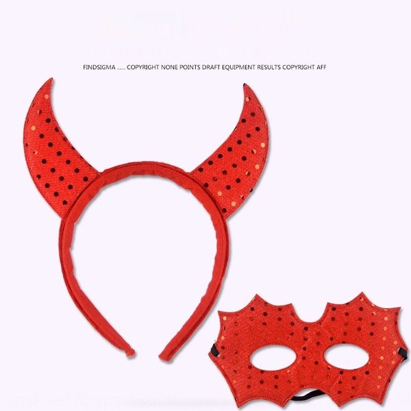 

dance party props red devil horn band ox horn prop hairband hair bandpurple spider hair mask eye mask gmlh4