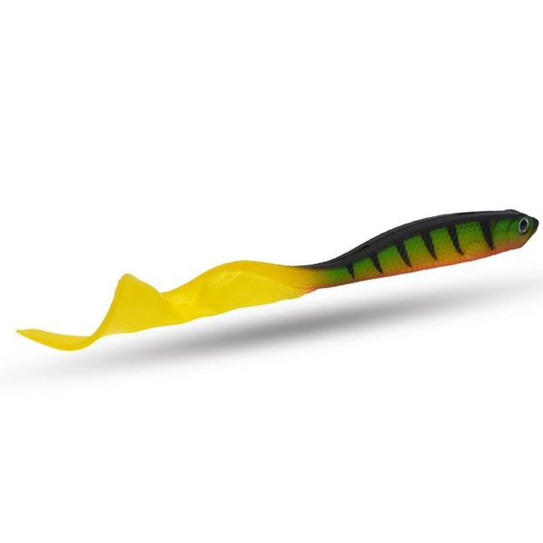 

gobygo 4 pcs/lot fishing lure soft bait 125mm/5.5g soft lures sile bait fishing tackle artificial lures freshwater qylnrq