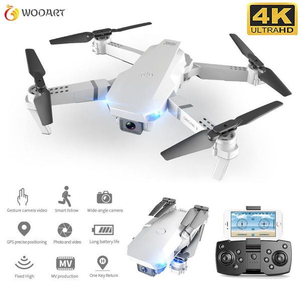 

e59 rc drone 4k hd camera professional aerial pgraphy helicopter 360 degree flip wifi real time transmission quadcopter