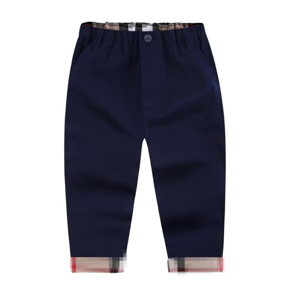 Pantaloni primaverili di tendenza alla moda Pantaloni scozzesi di marca per bambini Ragazzi Casual Autunno Abbigliamento per bambini Abbigliamento per bambini Pantaloni sportivi per bambini di alta qualità