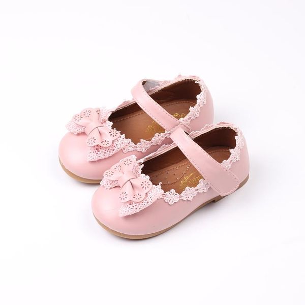 

2020 new baby girls children shoes bowknot princess knot wedding party children' soft leather summer shoes, Black;grey