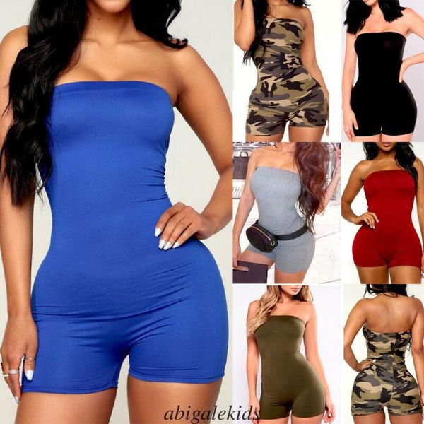 

new women clubwear summer playsuit bodycon party jumpsuit romper trousers shorts1, Black;white