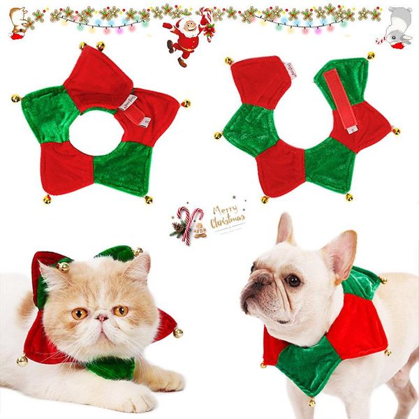 

christmas dog scarf neck cat scarf dogs bib pet cat bandana christmas grooming costume accessories decoration supplies s-l 35