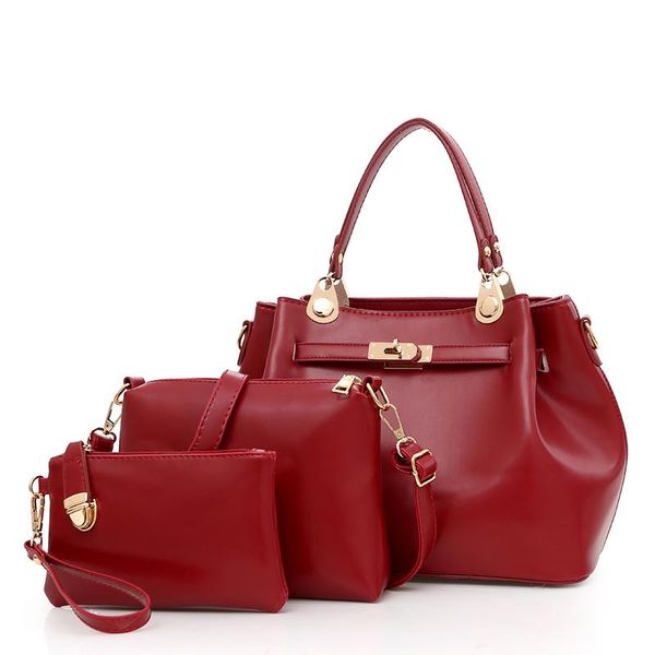 

2020 новая мода женщины сумка высокого качества pu кожи плеча сумки женские famous crossbody сумка роскошные сумки повседневные tote 3 набор