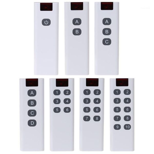 

universal wireless learning code digital remote controller transmitter 1/2/3/4/6/8/10 channels buttons keypad ak-7010tx1