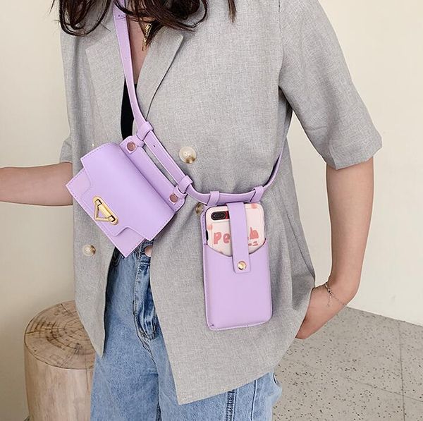 

ins women chest bag girls waist bag versatile fashion one shoulder phone bags crossbody lady belt