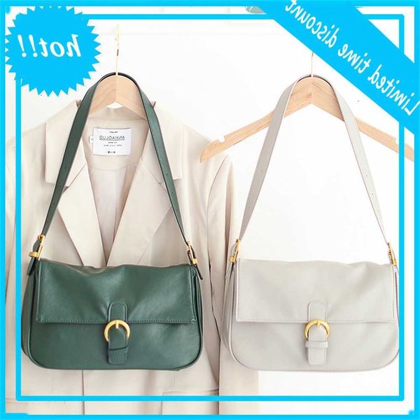 

net red versatile fashion soft leather club simple minority armpit korean leisure large capacity shoulder bag