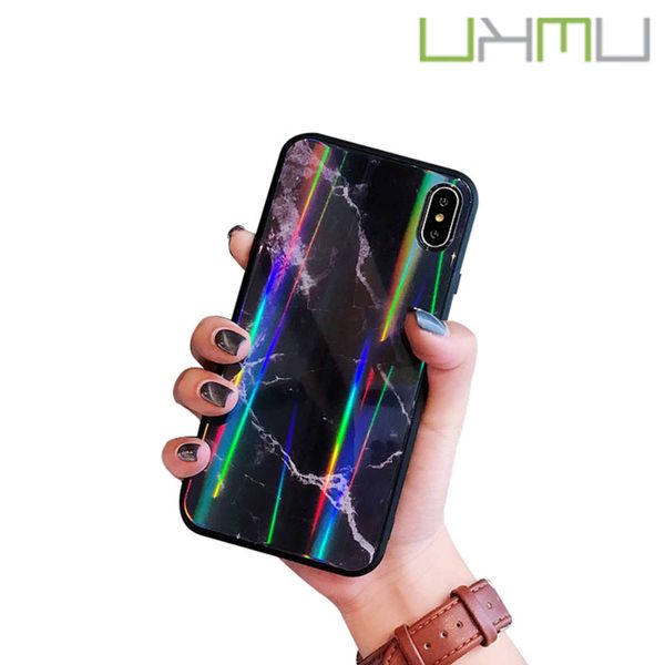 

3e3sacolorful marble pattern case glass mobile phone shell for iphonexzvip2