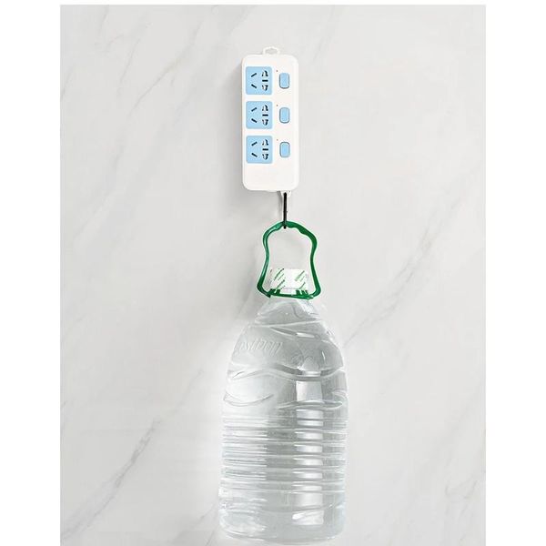 

10/5/1pair double-sided self adhesive wall hooks household 6*6cm seamless hooks reusable anti-slip wall mounted hook o wmtbaq