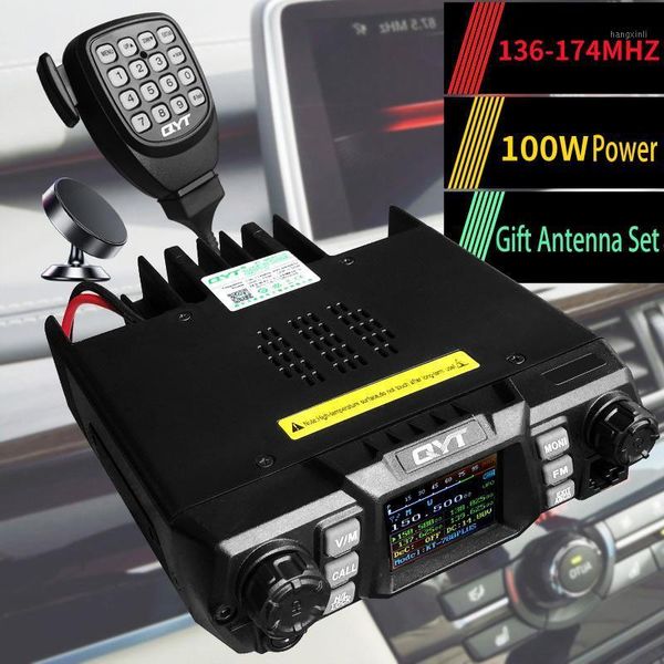 

1pz qyt kt-780plus 100w powerful car radio two-way ham vhf 136-174mhz professional two way walkie talkie 50km for self-driving1