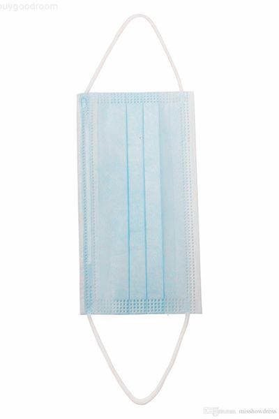 

face masks breathable comfortable 3 ply disposable safety mask with elastic earloops for daily protection air pollution, dust-pr