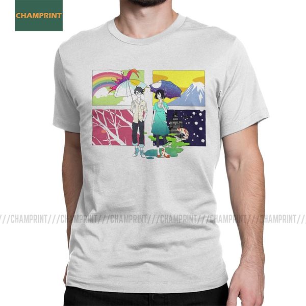 

sport men the tatami galaxy protagonist and akashi t shirt shinwa taikei anime yuasa watashi cotton short sleeve tees 6xl t-shirts
