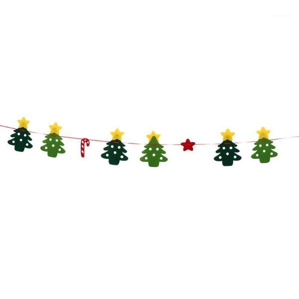 

1pc festive decorations string flags christmas tree banners for christmas decor1