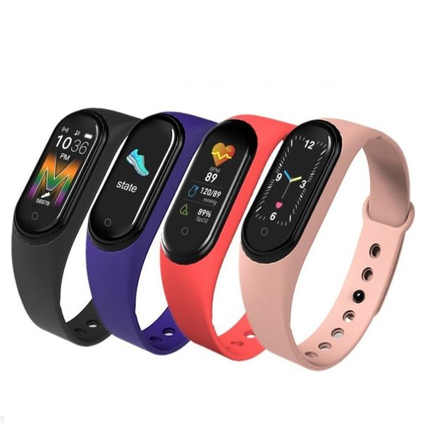 

m5 smart band 4 fitness tracker watch sport bracelet heart rate blood pressure smartband monitor health wristbands