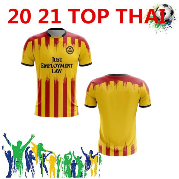 

20 21 partick thistle soccer jersey 2021 graham jones home uniform mens gordon bannigan short sleeve football shirts, Black;yellow
