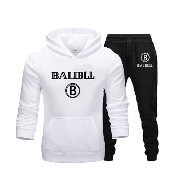 

casual new two-piece fashion hooded sweatshirt sweatshirt sportswear men's custom sportswear + pants training suit gym fitness clothes, Gray