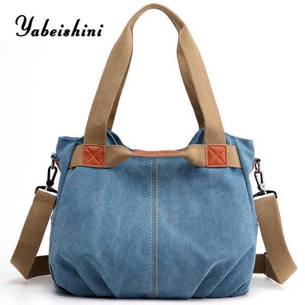 

14 colors canvas tote crossbody bags for women bag over shoulder ladie hand bags bolso mujer sac main