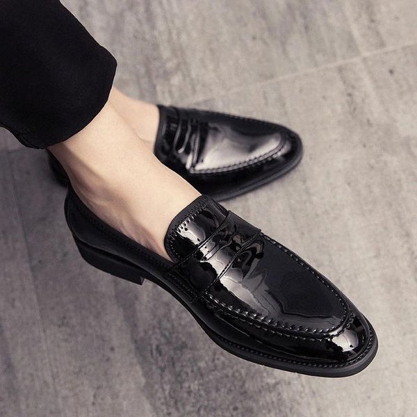 

men shoes leather comfortable men casual shoes footwear chaussures flats for men slip on lazy shoes zapatos hombre big size 48 #yj0h