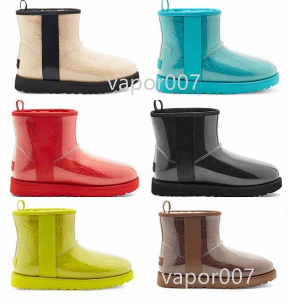 

2021 australian designer classic clear wool cashmere women 20 short ii triplet australia womens boot winter snow boots mini furry 35-4 s3yw#, Black