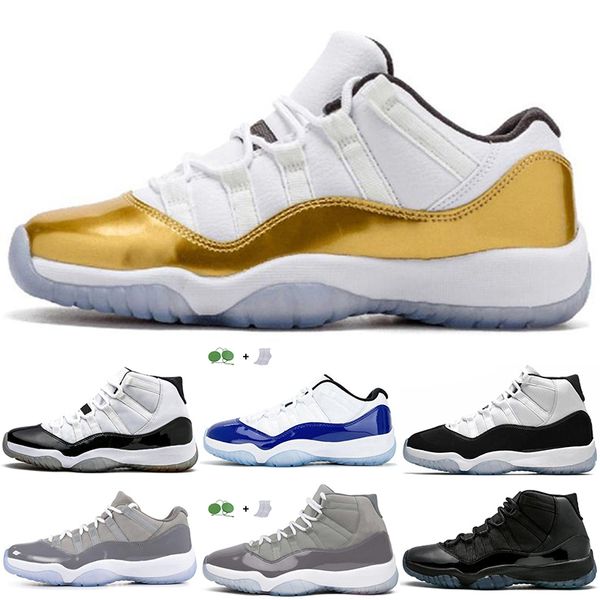 

2022 zapatos 11 11s mens basketball shoes womens 25th white high bred anniversary space jam barons black metallic mens casual junpman sports