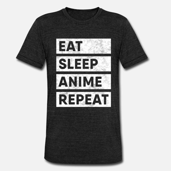 

anime - eat sleep anime repeat designers graphic t shirt classic digital printing trendy tracksuit hoodie sweatshirt