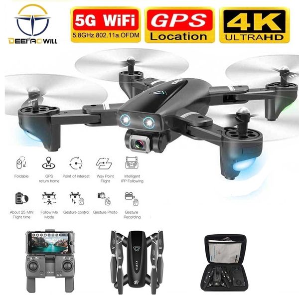 

gps drone with camera 5g rc quadcopter drones hd 4k wifi fpv foldable off-point flying ps video dron helicopter toy