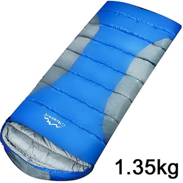 

1.35kg ultralight camping double sleeping bag winter autumn envelope duck single sleeping bags camping climbing hiking warm bag sqcnby