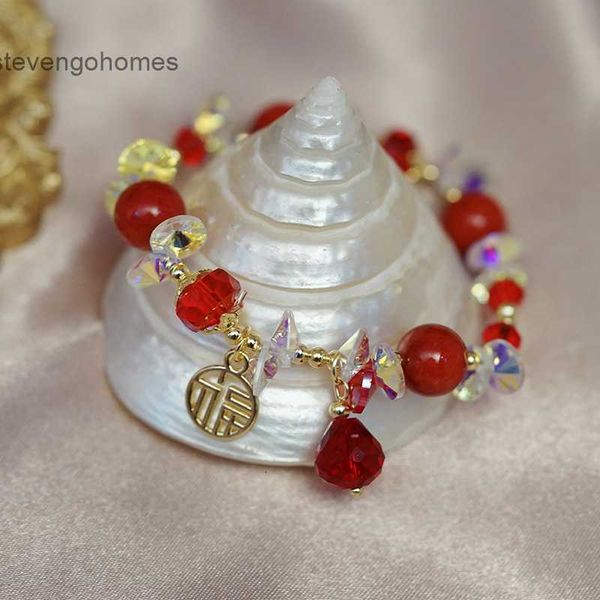 

crystal natural stone bracelet for women's life, Silver