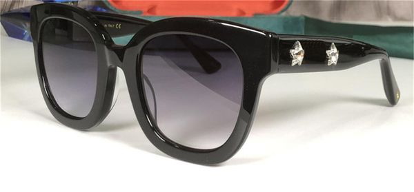 

fashion design sunglasses 0208s cat eye frame simple pop style uv 400 outdoor protection eyewear for men and women quality, White;black