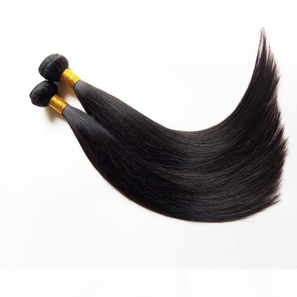 

unprocessed brazilian peruvian virgin hair weave 5pc lot natural color and black #1 #1b 8-30inch indian remy human hair weft in stock